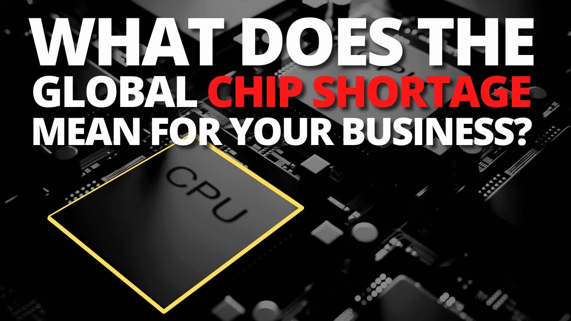 global chip shortage